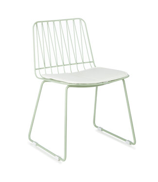 KidsDepot Hippie Chair – Metal – Sea Green – Set of 2