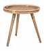 Mylla – Rieten Salontafel – Ø45 x H44 cm – Naturel