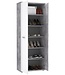 Schoenenkast – Beton / Mat Wit – 2 Deuren – 5 Planken – Eigentijds