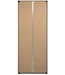 Lugo Schoenenkast – Ambachtelijk Eiken – 2 Deuren – 6 Planken – Capaciteit 32 Paar – 74 x 181,5 x 34 cm
