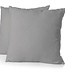 Set van 2 kussenslopen – 63 x 63 cm – Lichtgrijs – Microvezel