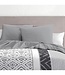 Set van 2 kussenslopen – 63 x 63 cm – Lichtgrijs – Microvezel