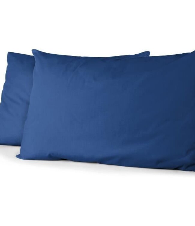 Set van 2 kussenslopen – 50 x 70 cm – Blauw