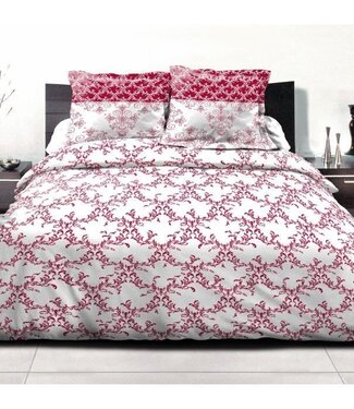 HOME LINGE PASSION Dekbedset – 240 x 260 cm + 2 kussenslopen – Bordeauxrood