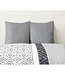 Set van 2 kussenslopen – 50 x 70 cm – Lichtgrijs – Microvezel