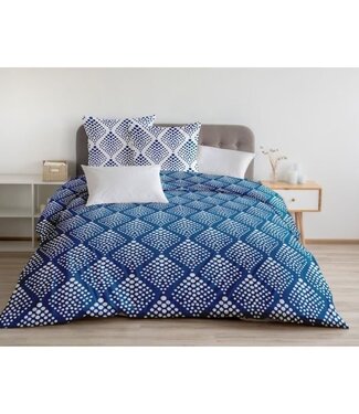 HOME LINGE PASSION Dekbedset – 240 x 260 cm + 2 kussenslopen – Blauw