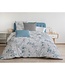 Duvet Set – 220 x 240 cm + 2 Pillowcases – White/Blue