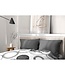 Set van 2 kussenslopen – 50 x 70 cm – Antracietgrijs – Microvezel