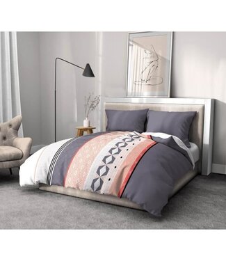 HOME LINGE PASSION Dekbedset – 220 x 240 cm + 2 kussenslopen 63 x 63 cm – Blauw