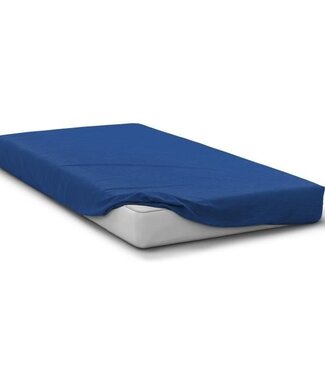 HOME LINGE PASSION Hoeslaken – 90 x 190 cm + flap 30 cm – Microvezel – Blauw