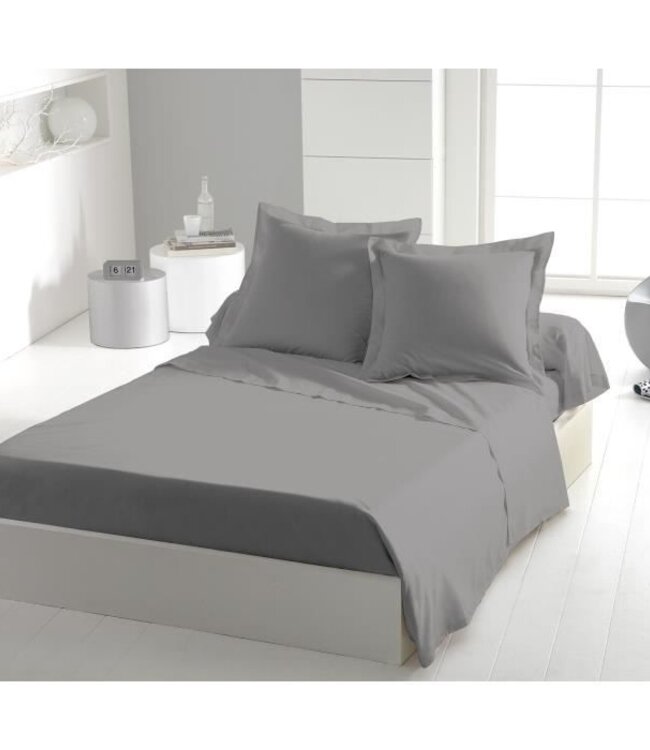 Fitted Sheet – 180 x 290 cm – Single – Light Grey