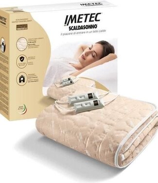 IMETEC Verwarmde Matrastopper – Imetec – Tweepersoonsbed – 150 x 137 cm – 2 bedieningen – Wasbaar