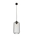 Pendant Lamp – Industrial / Modern / Minimalist – 1-Light – Black Metal – Adjustable Height