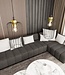 Pendant Lamp – Industrial – 1-Light – Black / Gold Metal – Adjustable Height