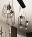 VANDER Pendant Lamp – Industrial – Black Steel – 6-Light – Adjustable Height