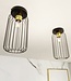 Ceiling Lamp – Industrial – 1-Light – Black Gold Metal