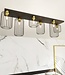 Ceiling Lamp – Industrial – 6-Light – Black Gold Metal