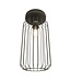 Ceiling Lamp – Industrial – 1-Light – Black Metal