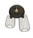 Ceiling Lamp – Industrial – 3-Light – Black Metal