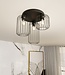 Ceiling Lamp – Industrial – 3-Light – Black Metal