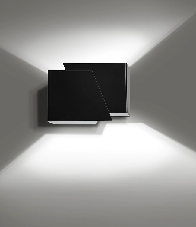 FROST Wandlamp – Minimalistisch – Metaal – Zwart – G9