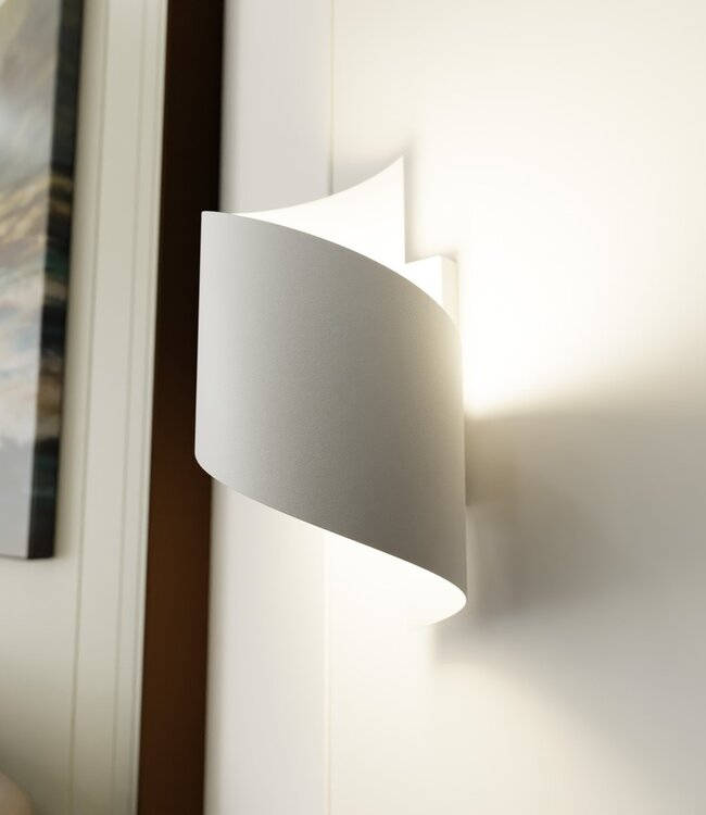 SPINER Wandlamp – Minimalistisch – Metaal – Wit – G9