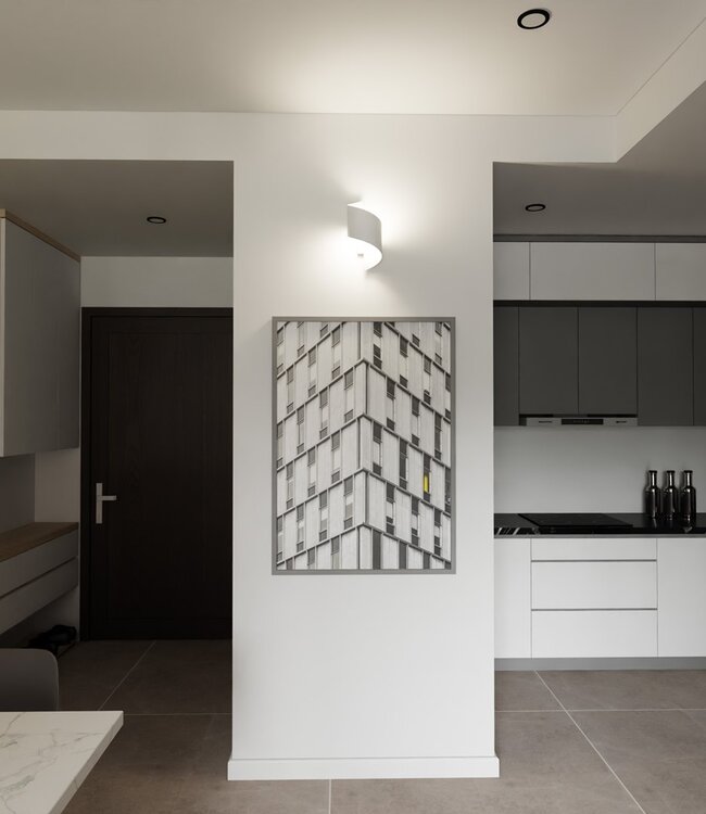 SPINER Wandlamp – Minimalistisch – Metaal – Wit – G9