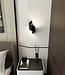 SPINER Wandlamp – Minimalistisch – Metaal – Zwart – G9