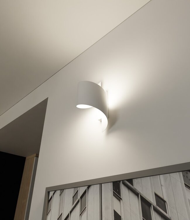 SPINER Wandlamp – Minimalistisch – Metaal – Wit – G9