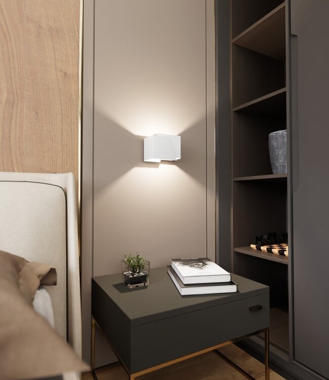 FROST Wandlamp – Minimalistisch – Metaal – Zwart – G9