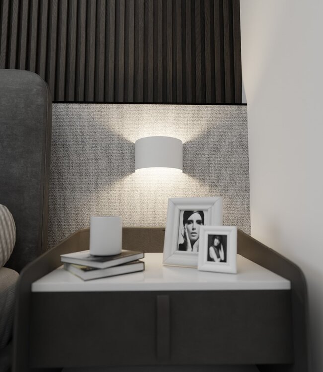 FOLD Wall Lamp – Minimalist – Metal – White – G9