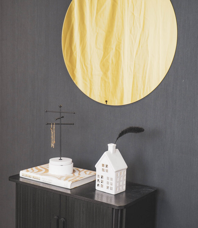 Round Mirror – Gold Glass – 60x1x60 cm