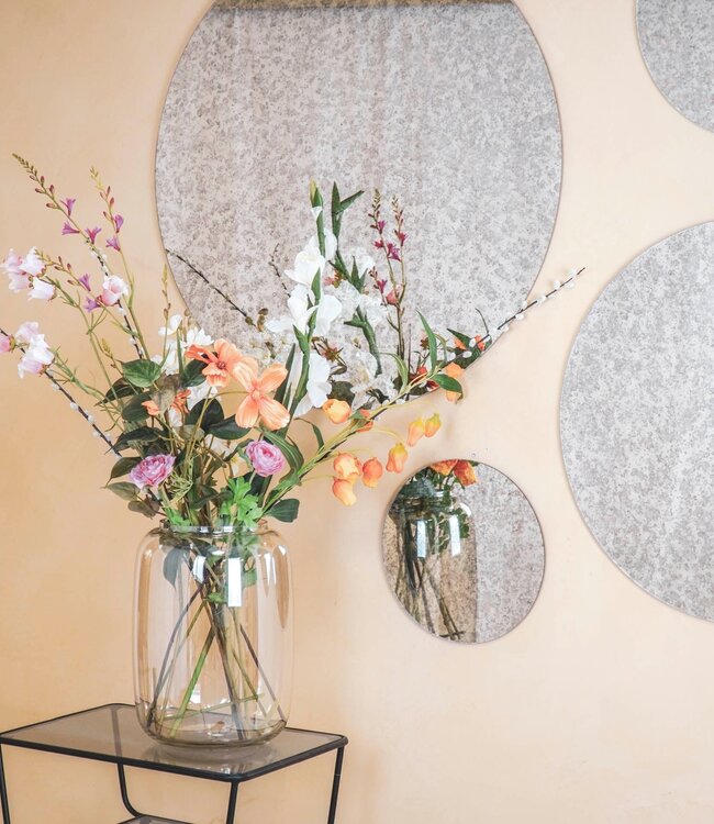 Housevitamin Round Mirror – Smoked Glass – 60x1x60 cm