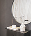 Spiegel - Rond - Metaal - Zwart - 80x3x80cm