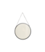 Spiegel - Rond - Metaal - Zwart - 50x2,5x50cm