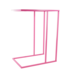 Bijzettafel - Metaal - Roze - 45x30x60cm