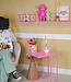 Side Table – Metal – Pink – 45x30x60 cm