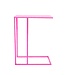 Side Table – Metal – Pink – 45x30x60 cm