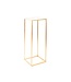 Pilaar - Metaal/Glas - Goud - 30x30x80cm