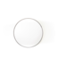 Spiegel - Rond - Metaal - Zwart - 60x3x60cm