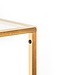 Pilaar - Metaal/Glas - Goud - 30x30x80cm