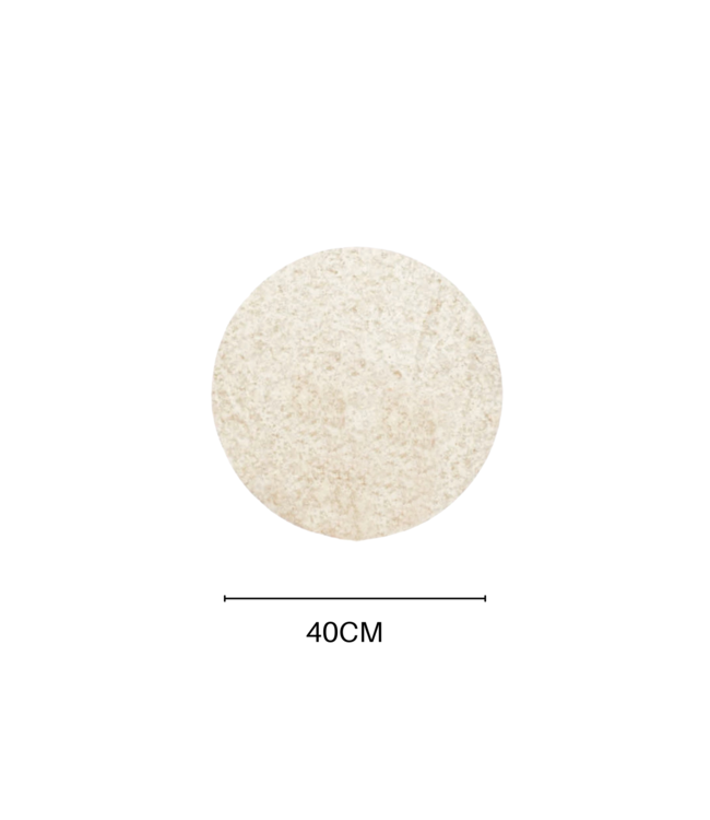 Housevitamin Round Mirror - Smoked Glass - 40x1x40cm