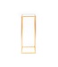 Pilaar - Metaal/Glas - Goud - 30x30x80cm