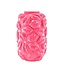 Vase - Kisses - Ceramic - Neon Pink - 17x17x27cm