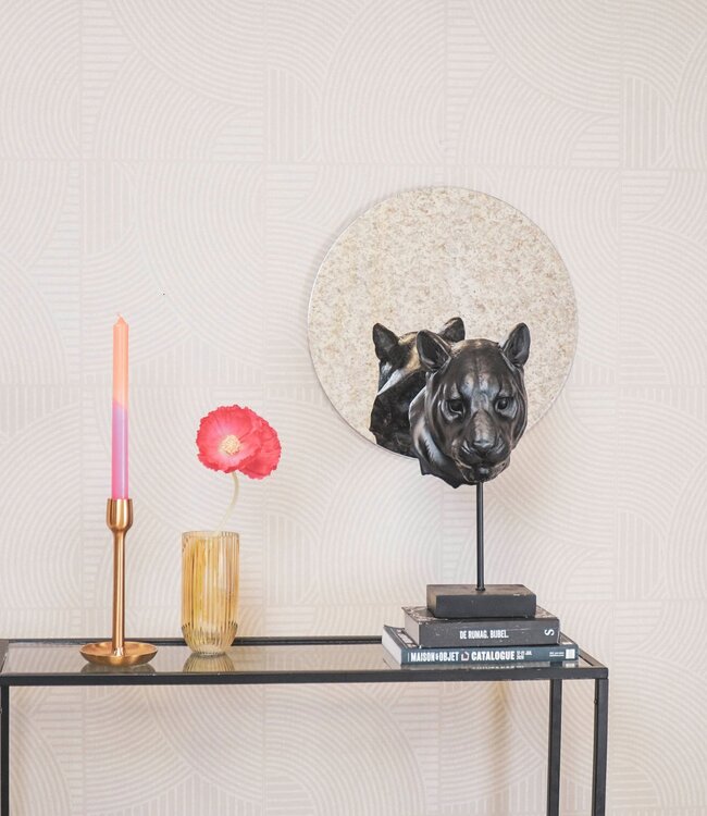 Housevitamin Round Mirror - Smoked Glass - 40x1x40cm