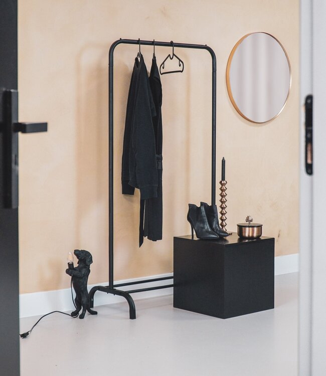 Clothes rack - Metal - Black - 80x40x150cm