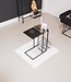 Side table - Metal - Black - 45x30x60cm