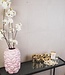 Vase - Kisses - Ceramic - Light Pink - 17x17x27cm