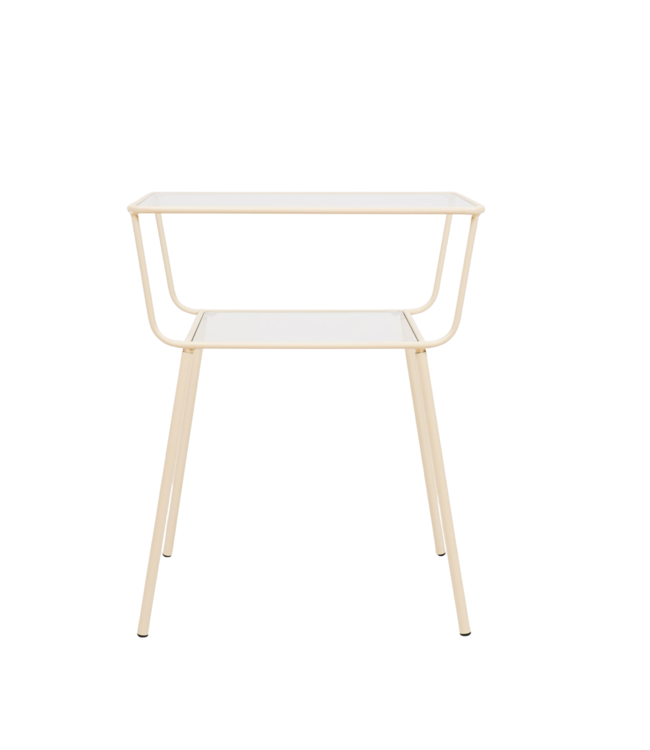 Side table / Bedside table - Sand - 50x35x60cm