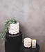 Pot - Kisses - Ceramic - Beige - 17.5x17.5x17.5cm